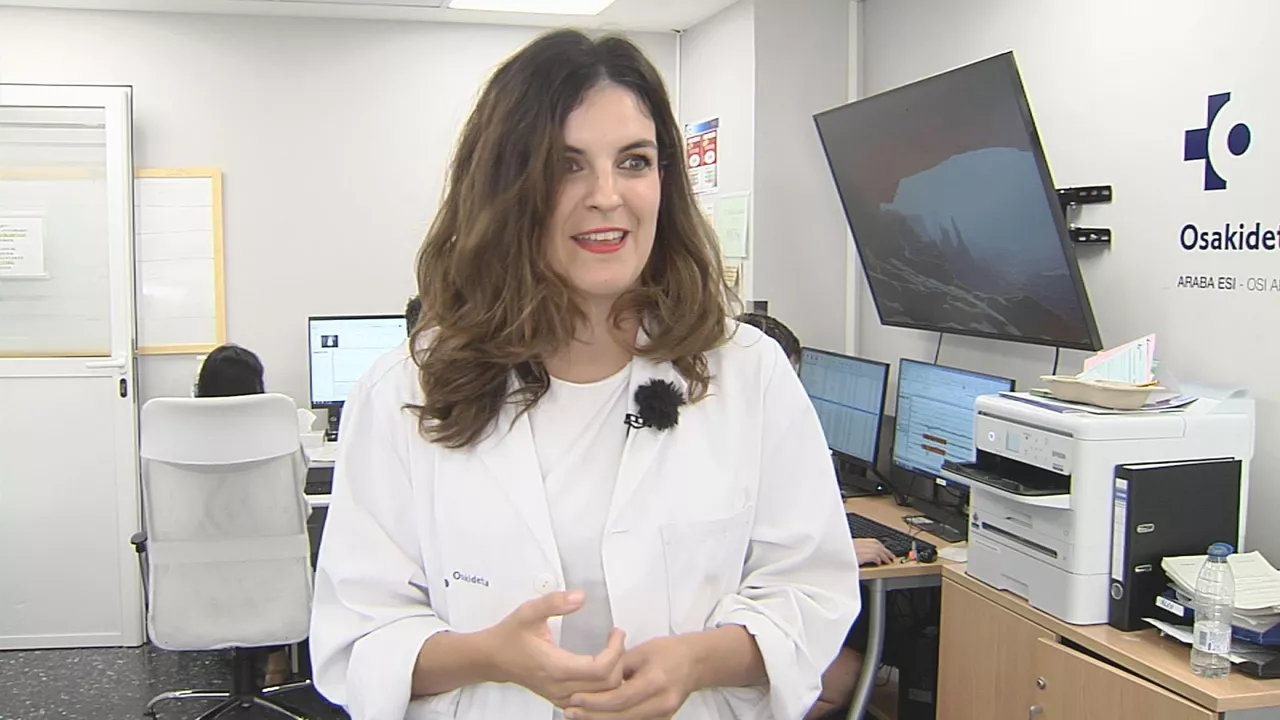 Carla Pía neurofisiologa de la Unidad del Sueño de la EOI Araba