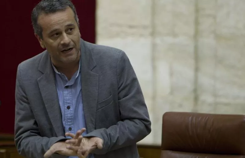 José Antonio Castro Andaluziako Parlamentuko IULV-CA taldearen bozeramailea. Argazkia: EFE