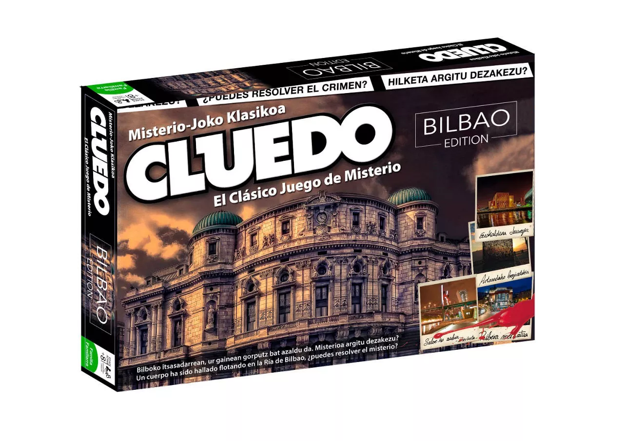 Cluedo mahai-jokoaren Bilboko edizioa. Iturria: Eleven Force