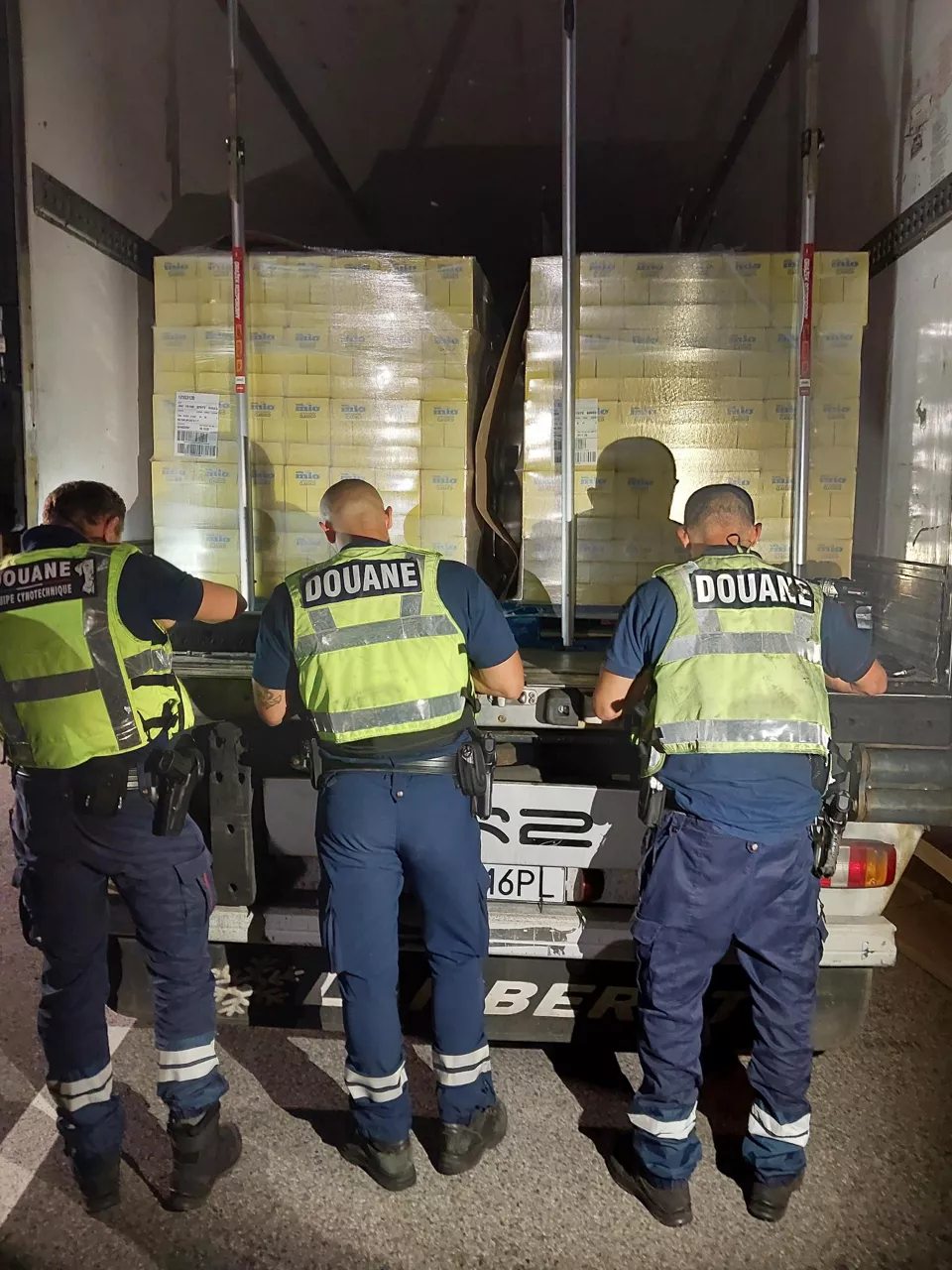 Trabajadores de la aduana. Foto: Douane