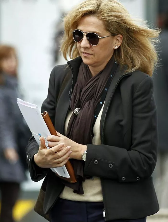 Cristina infanta martxoaren 8an deklaratzera deituta dago. Argazkia: Efe.