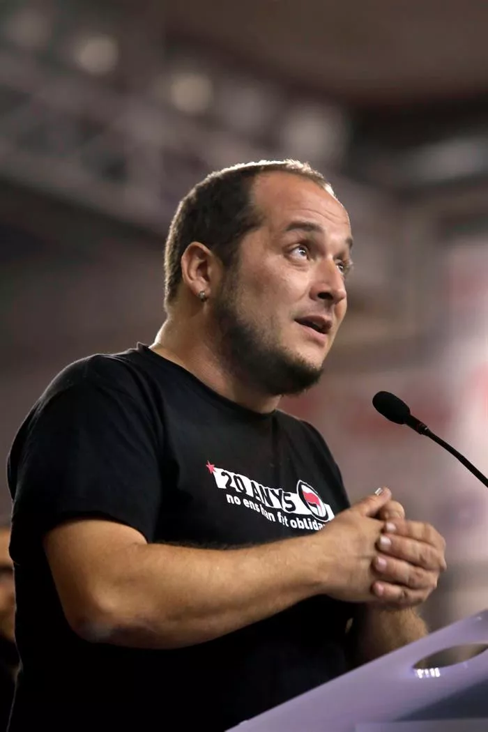 El exdiputado de la CUP en el Parlament David Fernàndez.