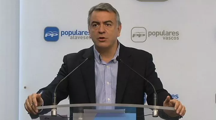 Javier de Andrés, diputado general de Araba. Foto: ETB.
