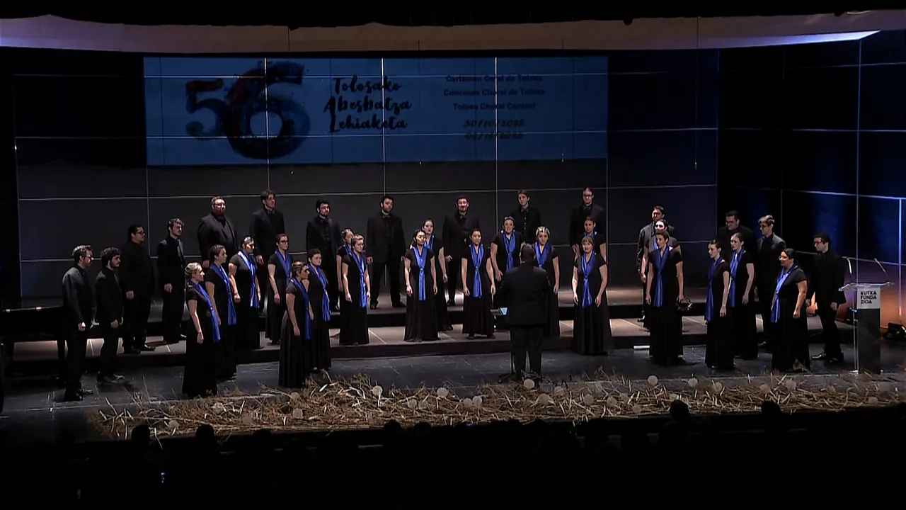 AEBko Delaware abesbatzak irabazi du Tolosatzeko abesbatzen txapelketa.