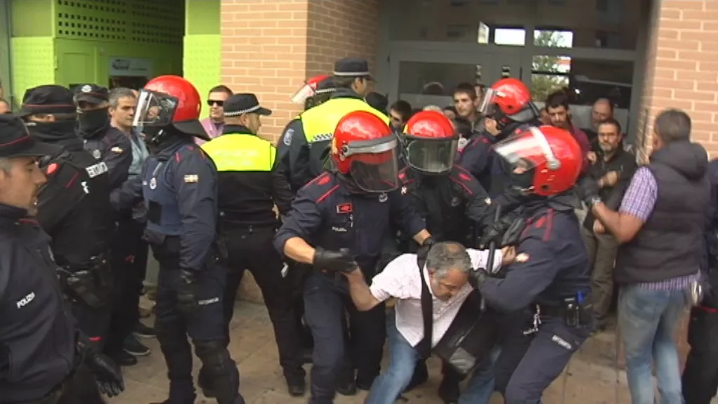 Desahucio en el barrio de Zabalgana de Vitoria-Gasteiz en 2016