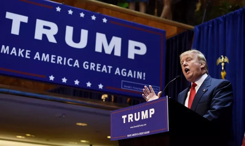 Donald Trump AEBetako diruduna.