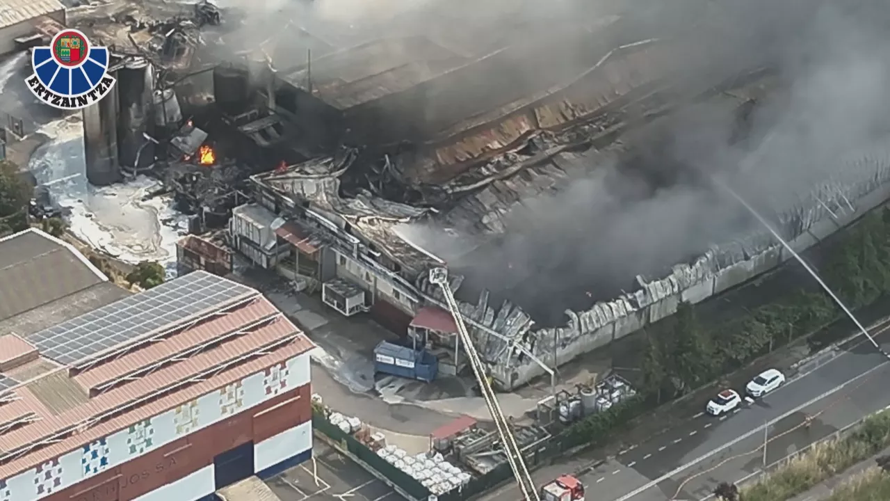 incendio vitoria-gasteiz lea dron drone