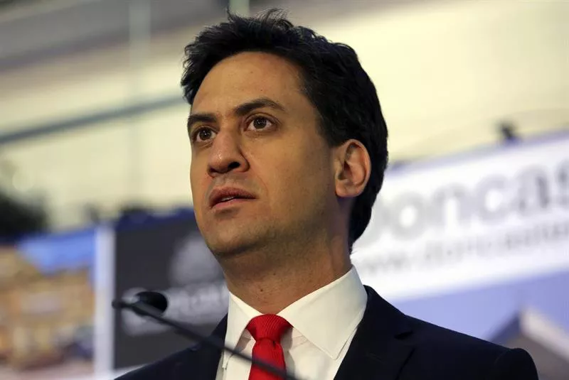 líder del Partido Laborista, Ed Miliband. Hauteskundeak elecciones. EFE