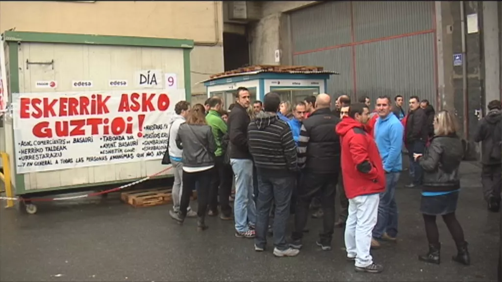 Trabajadores de Edesa. EITB.