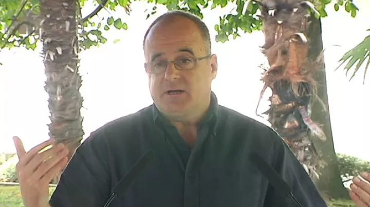 Joseba Egibar buruzagi jeltzalea. Argazkia: EiTB