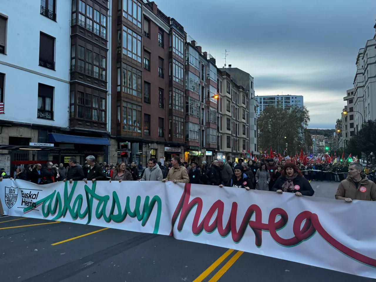 EH Bildu askatasun haizea manifestazioa