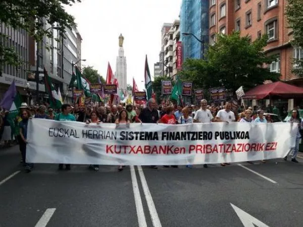 ela kutxabank manifestazioa @ELAsindikatua