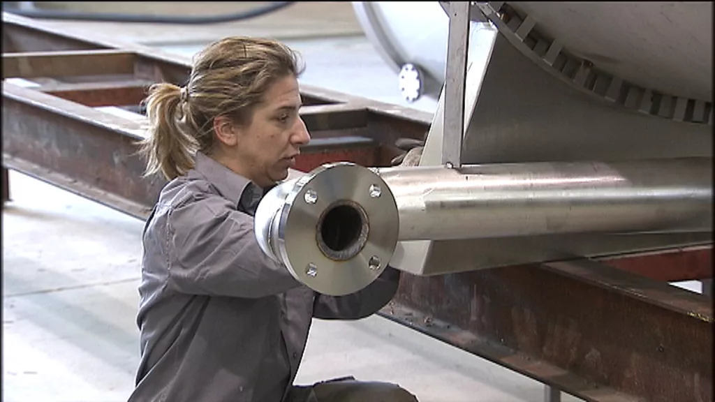 Woman at work