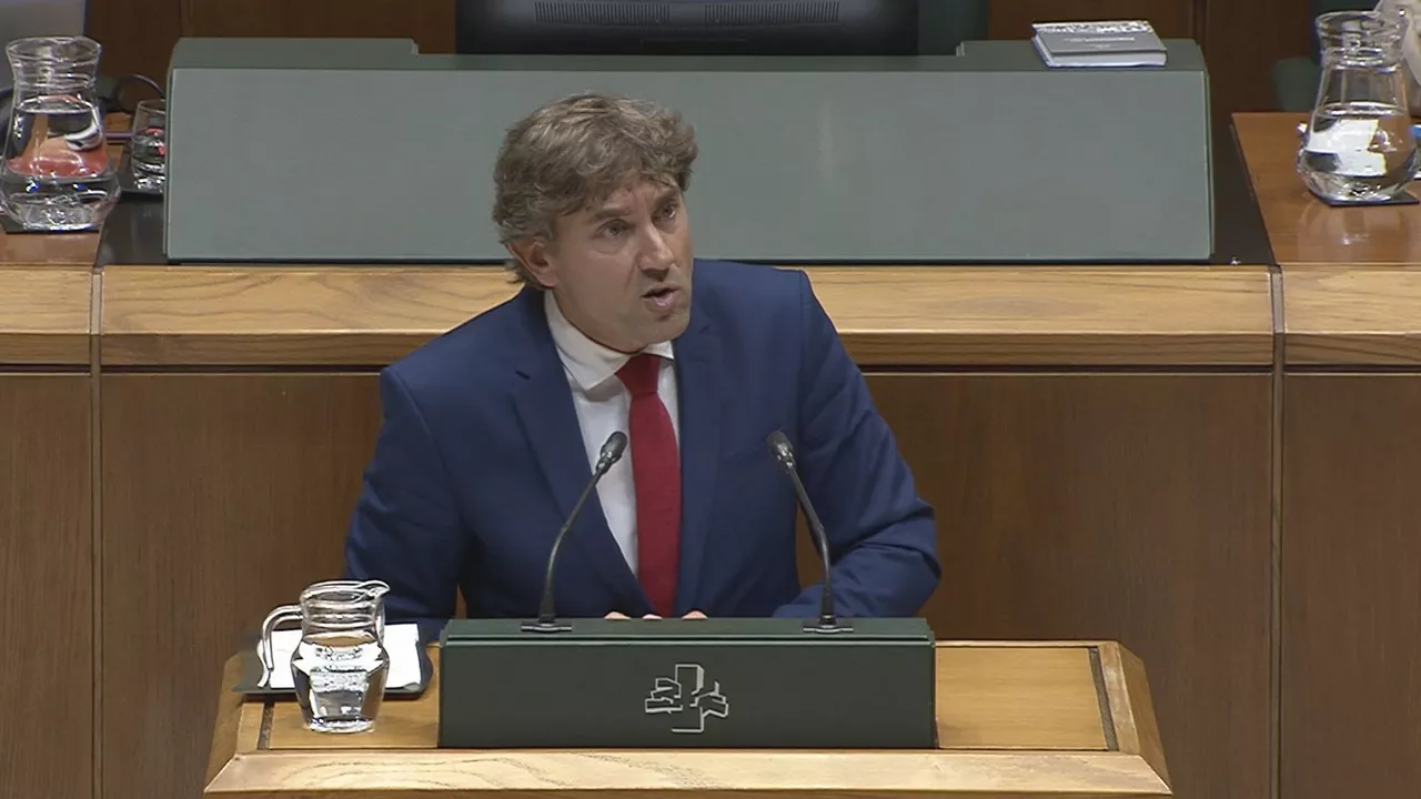 Eneko Andueza (PSE-EE) Eusko Legebiltzarrean