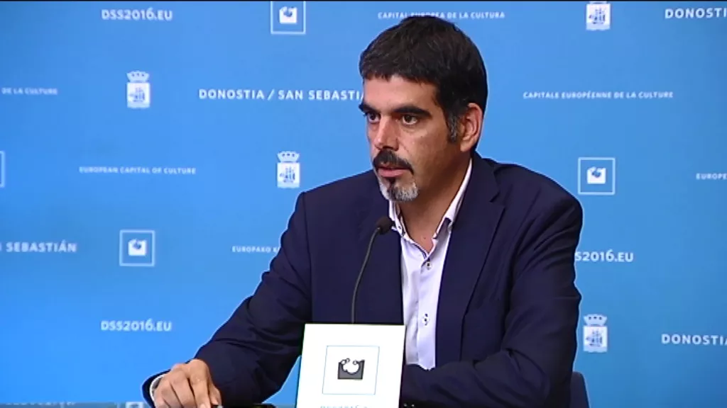 Eneko Goia Donostiako alkatea. EiTB