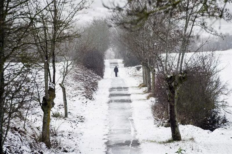 Nieve en Araba