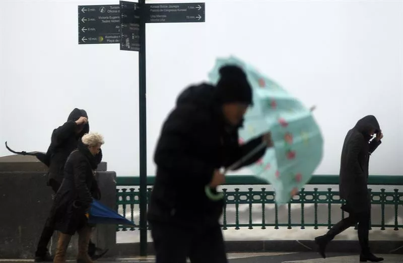 Activado el aviso amarillo en la CAV por viento.