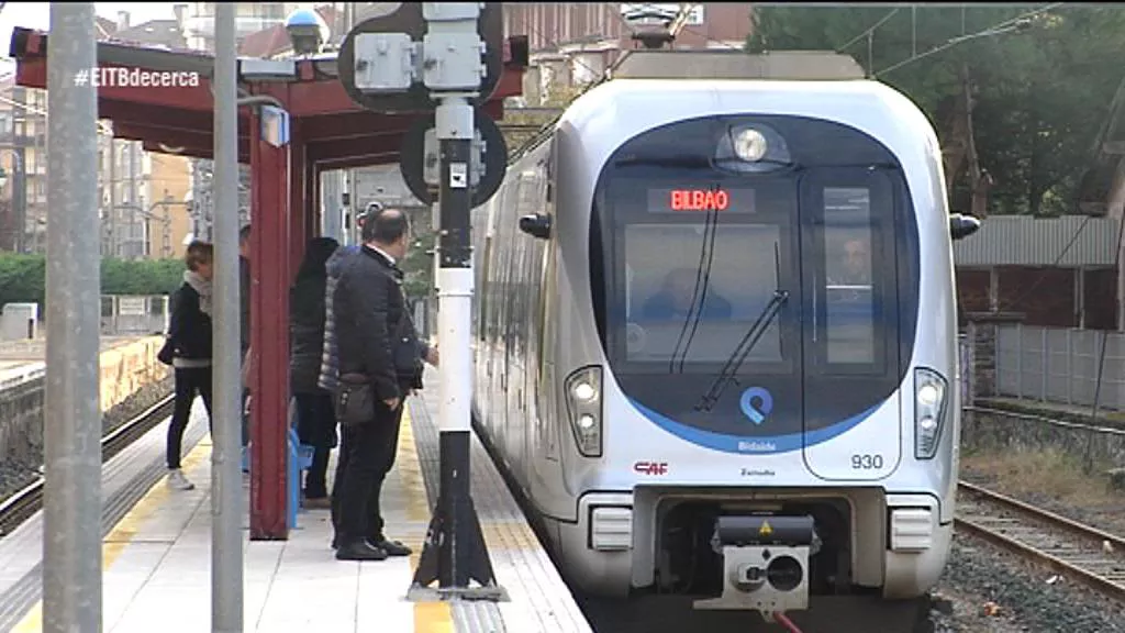 Servicio de Euskotren. Foto extraída de un vídeo de ETB.