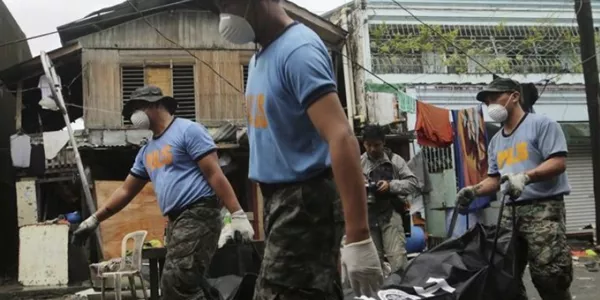 El tifón Haiyan azota las islas Filipinas. Foto: EFE.