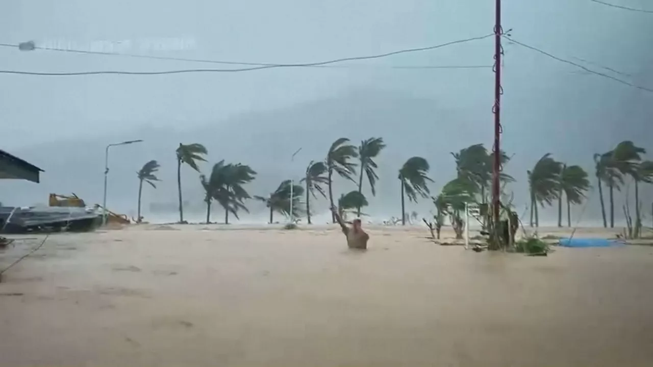 Supertifón Fung-wong en Filipinas