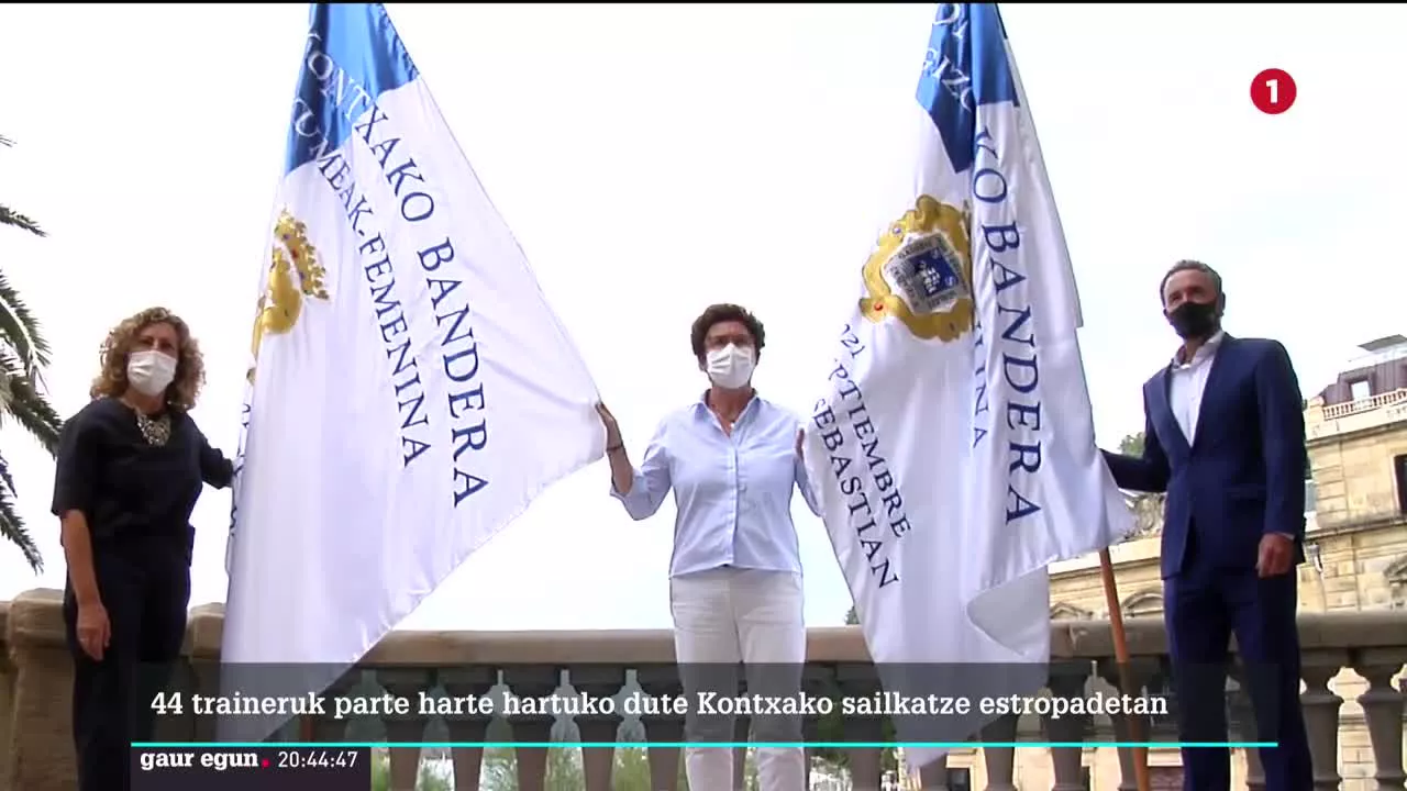 Nekane Arzallus alkate ordeak aurkeztu egin du aurtengo Kontxako Bandera. 40 ontzik hartuko dute parte eta aforoa murriztua izango da.