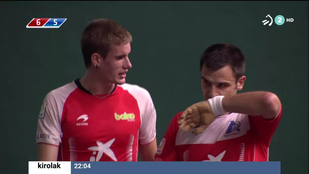 Elezkano y Mariezkurrena son los primeros finalistas del Másters Caixabank tras derrotar a Peña y Rezusta por 22-16 en la semifinal disputada en Viana.