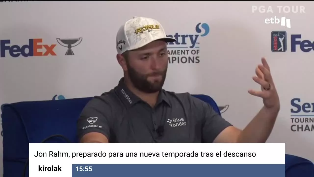 El número uno del ranking mundial de gol, el vizcaíno Jon Rahm, vuelve a la competición este jueves en el torneo Sentry Tournament of Champions de Hawaii.