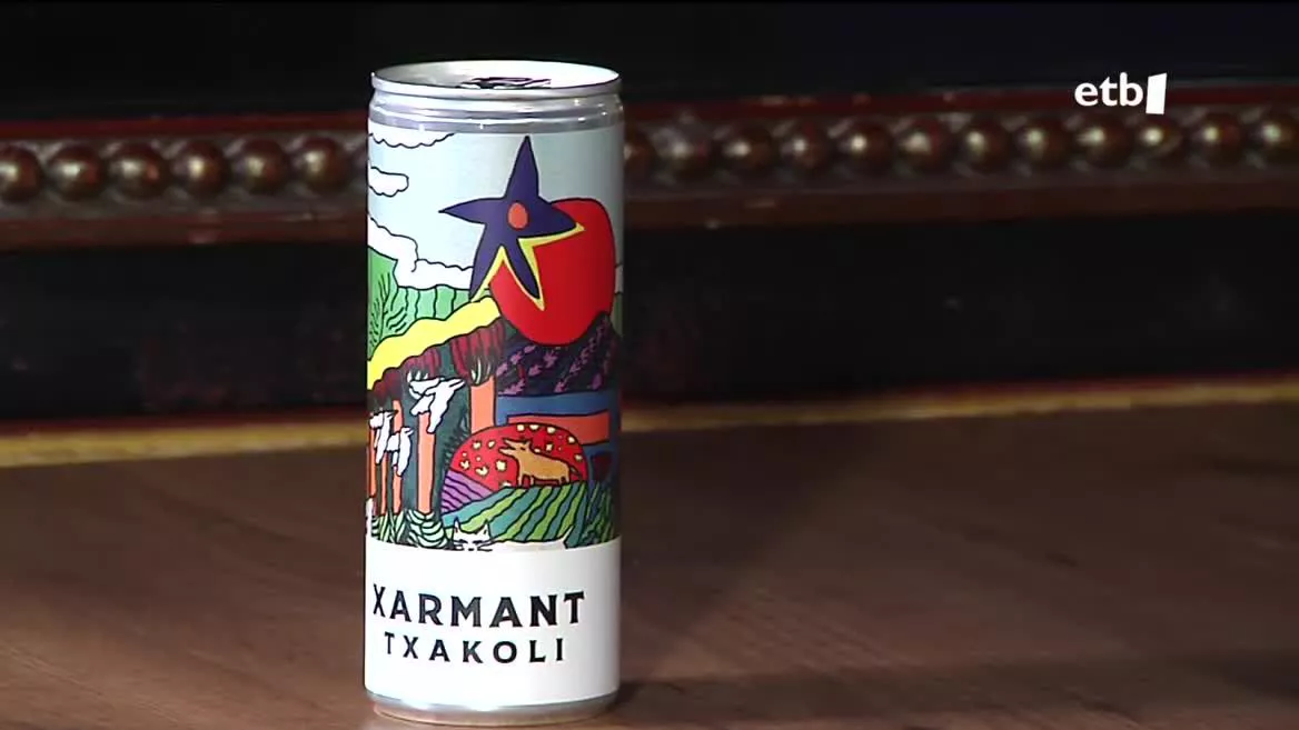 Txakolina latan. Irudia: EITB Media