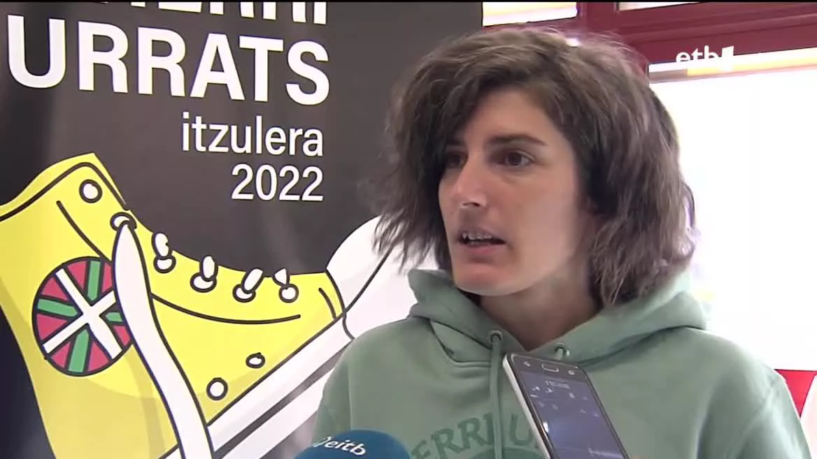 Ihintza Bidart. EITB Mediaren bideo batetik ateratako irudia.