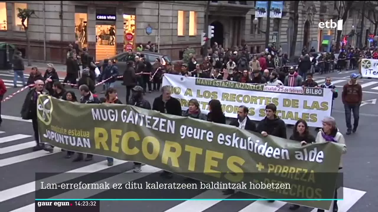 Lan-erreforma. Irudia: EITB Media