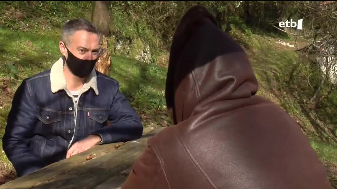 Mariak errefuxiatu estatutua lortu du. EITB Mediaren bideo batetik ateratako irudia.