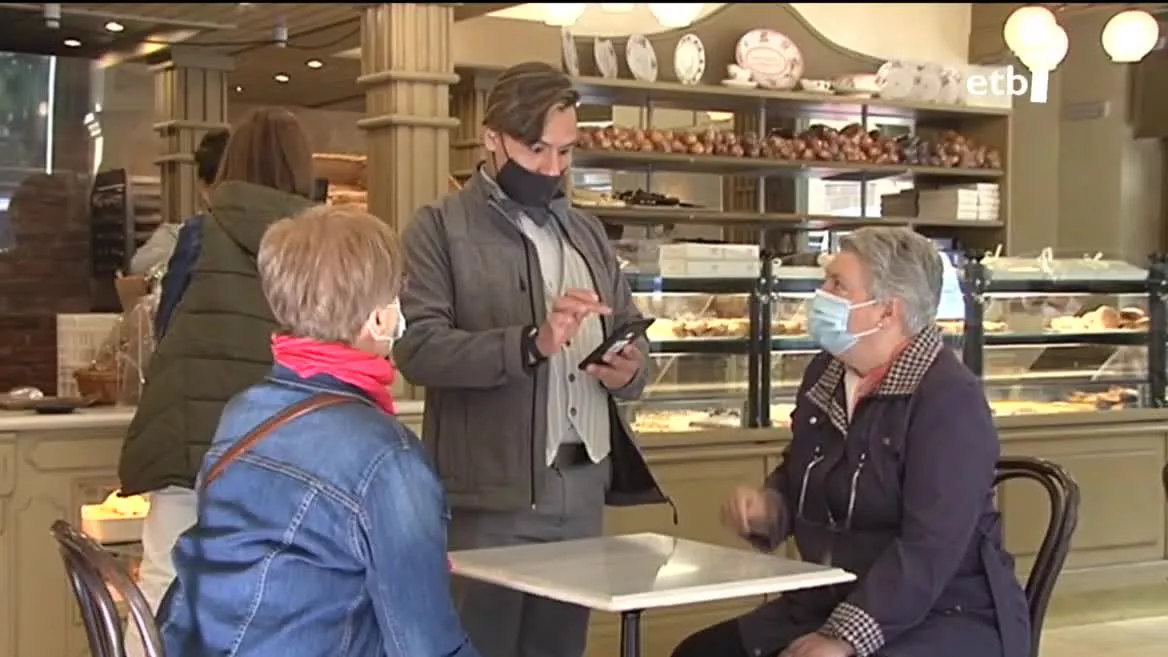 Barrualdean musukoa erabili beharko da. EITB Mediaren bideo batetik ateratako irudia.