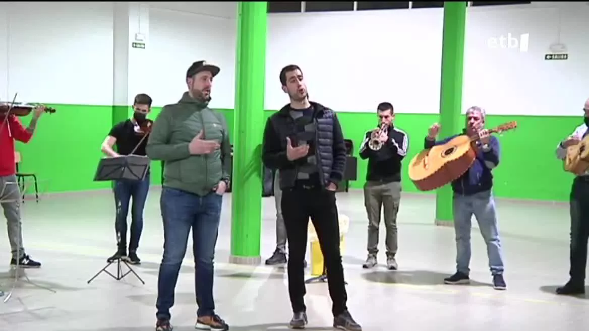 Los Tenampas taldea. EiTB Mediaren bideo batetik ateratako irudia.