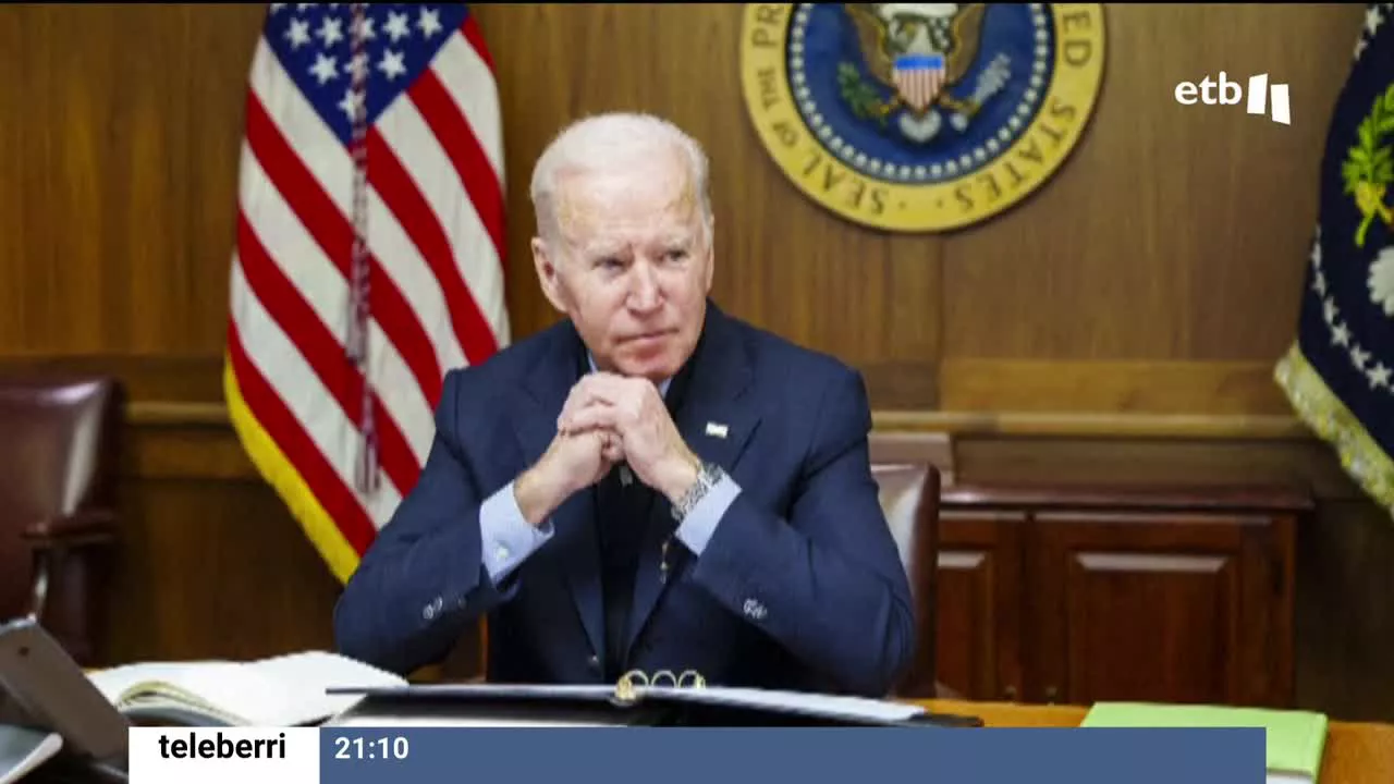 Vladímir Putin. EITB Mediaren bideo batetik ateratako argazkia.