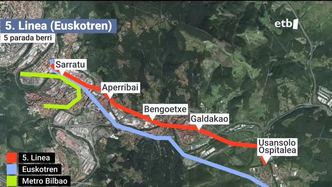 Honelakoa izango da Metroaren 5. linea
