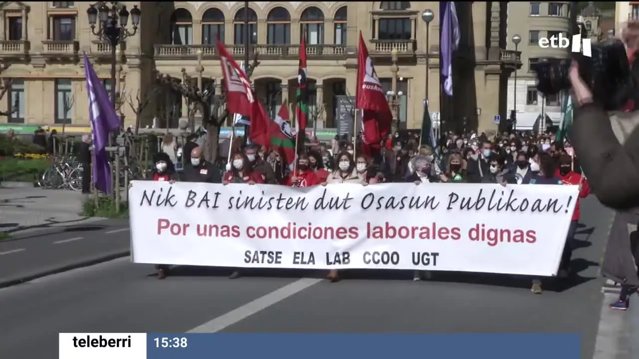 Han reivindicado sus peticiones en las tres capitales: una plantilla más grande y estable y mayor presupuesto, entre otras.