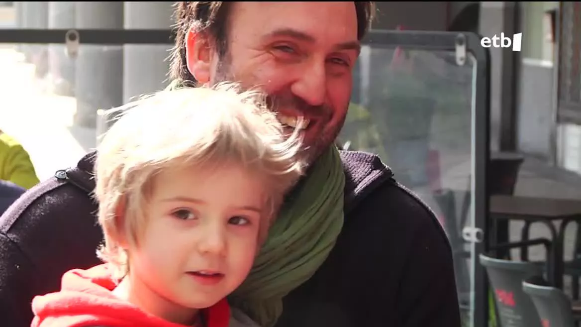 David eta Aitor. EITB Mediaren bideo batetik ateratako irudia.