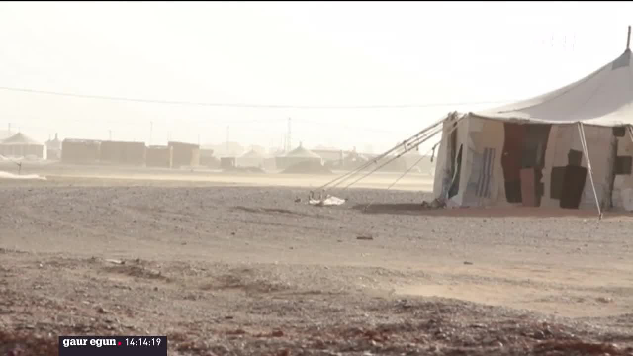 Sahara. EITB Mediaren bideo batetik ateratako argazkia.