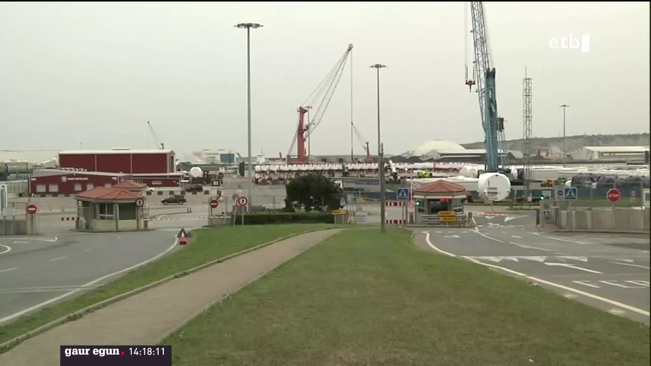 Bilboko Portua. EITB Mediaren bideo batetik ateratako argazkia.