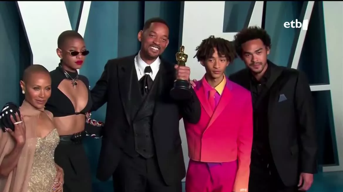 Will Smith eta bere familia. Irudia: EITB Media