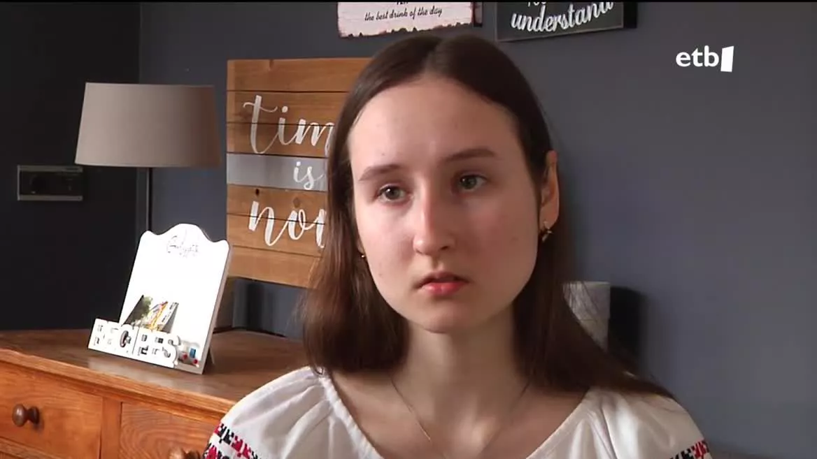 Natalia Zhyvotovska. EITB Mediaren bideo batetik ateratako irudia.