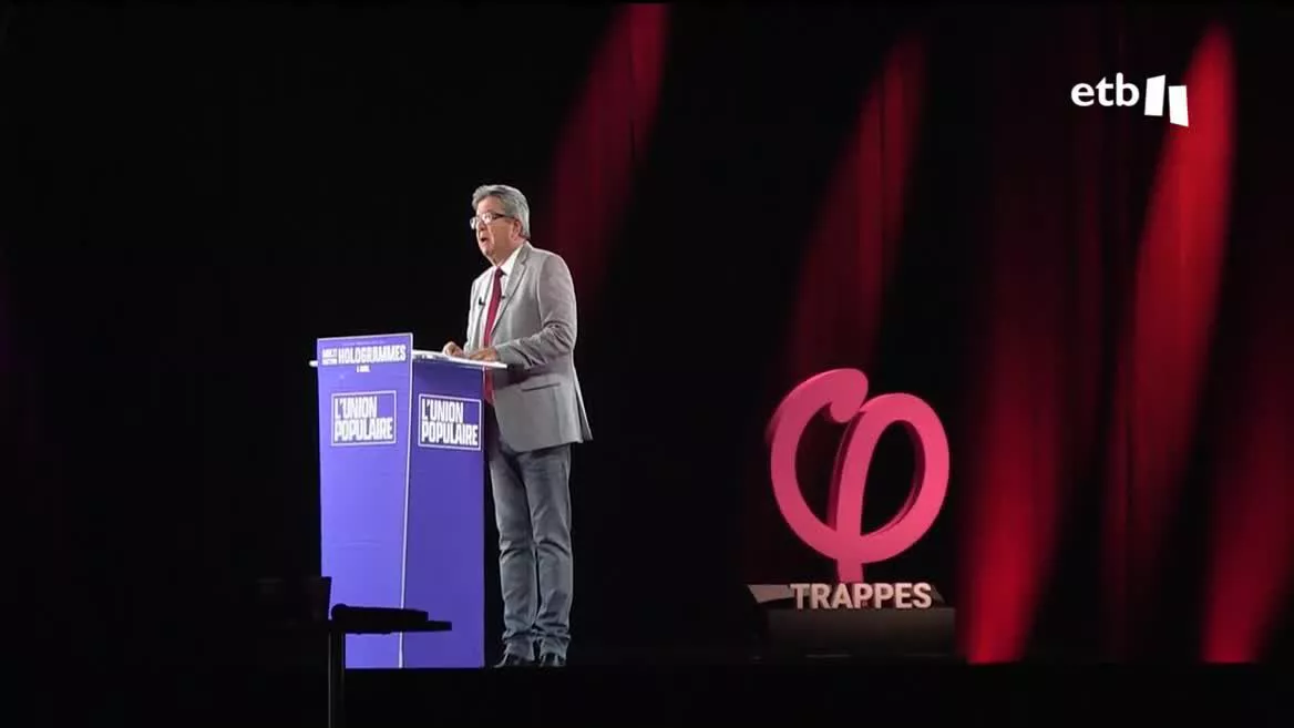 Mélenchon. Imagen: EITB Media