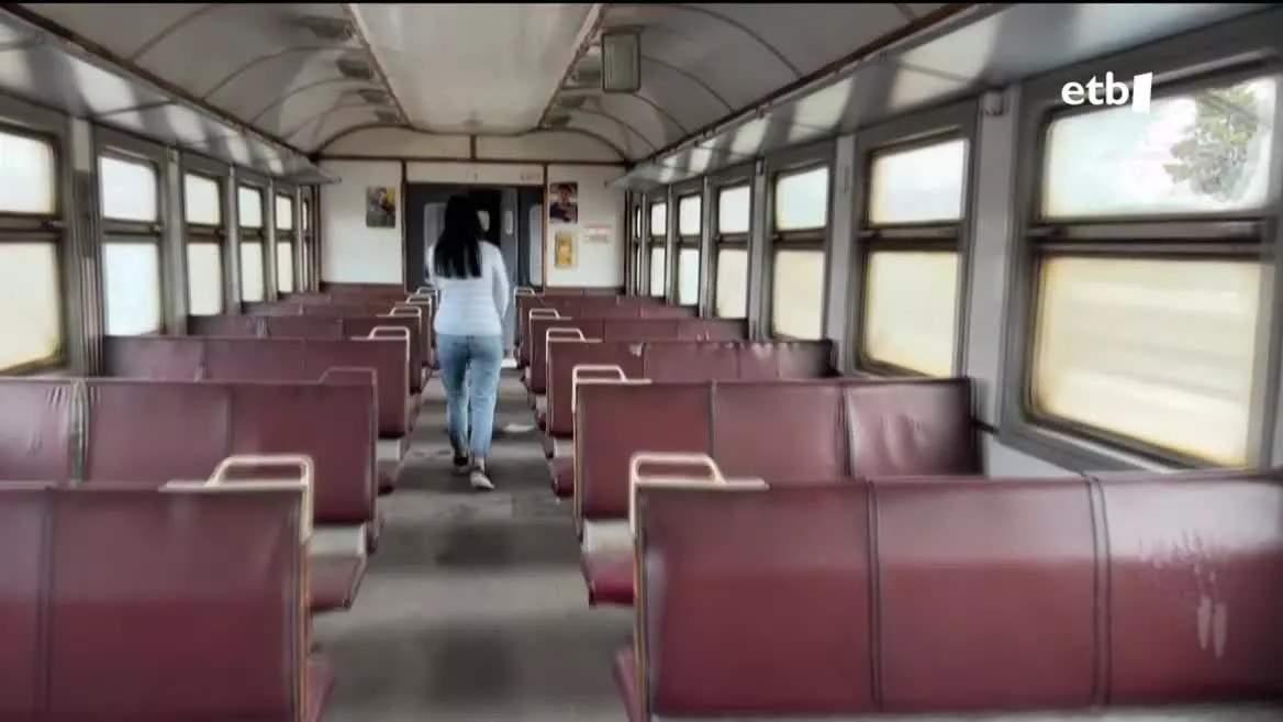 Kramatorskeko tren geltokia. EITB Mediaren bideo batetik ateratako argazkia.