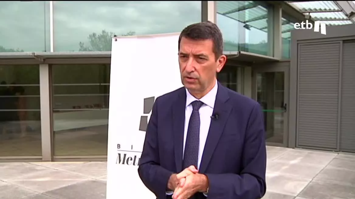 Rafal Doménech, responsable de análisis económico del BBVA. Foto obtenida de un vídeo de EITB Media.