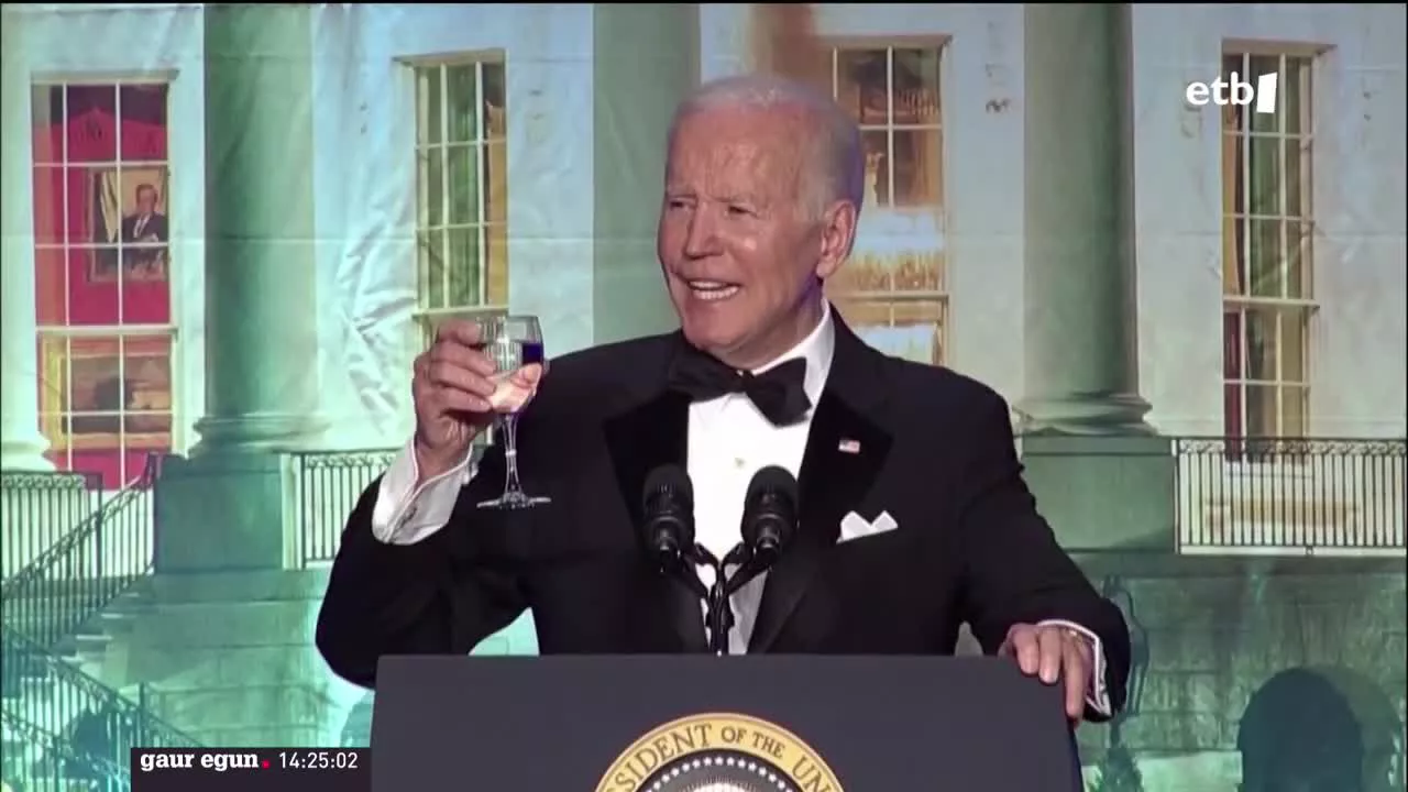 Joe Biden. EITB Mediaren bideo batetik ateratako argazkia.