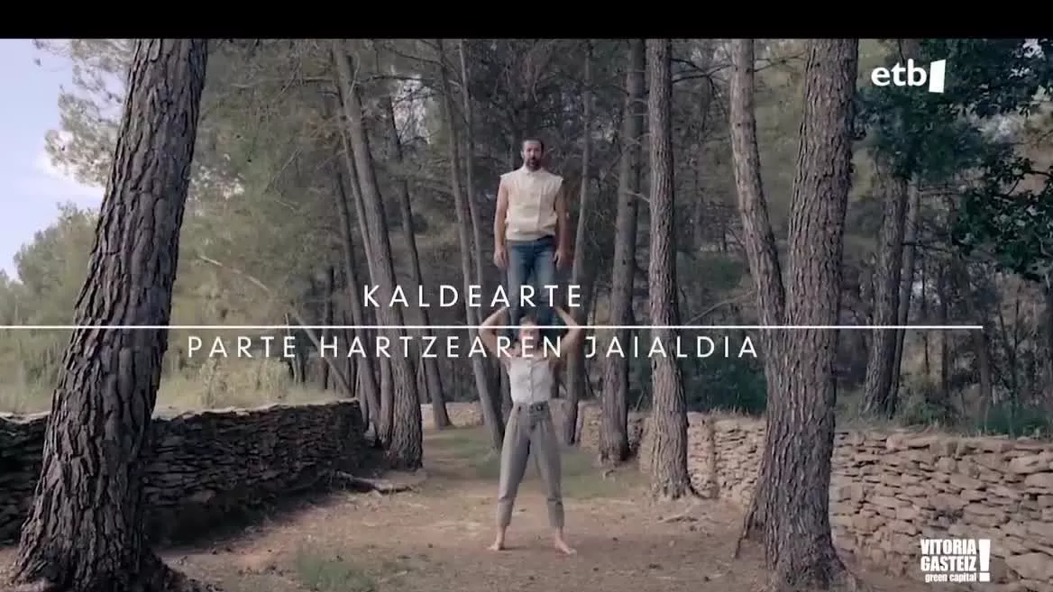Kaldearteren iragarkia. EITB Mediaren bideo batetik ateratako irudia.
