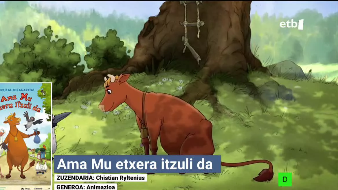 "Ama Mu etxera itzuli da". Agentzietako bideo bateitk ateratako irudia.