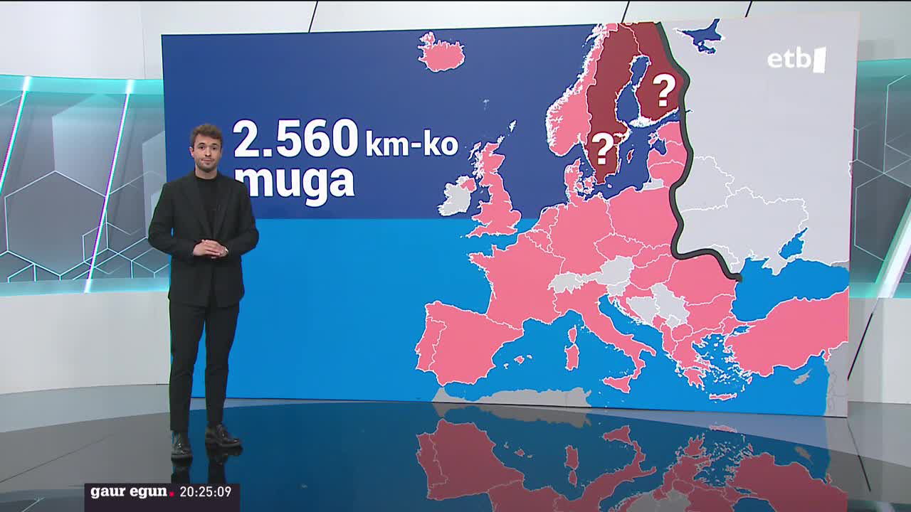 Putinen estrategiak NATO indartzea ekarri du. Bideotik hartutako argazkia.