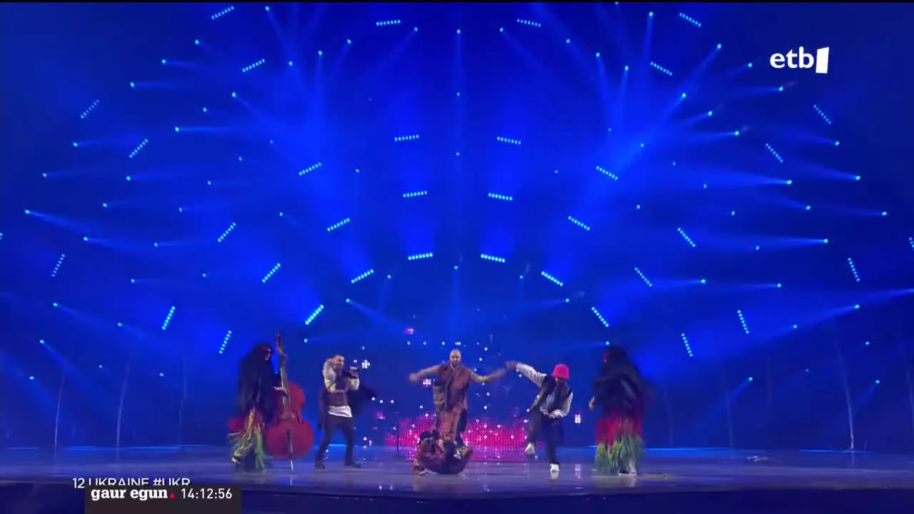 Herrialde guztietako publikoak bozkatu zuen Ukrainaren alde Eurovisionen
