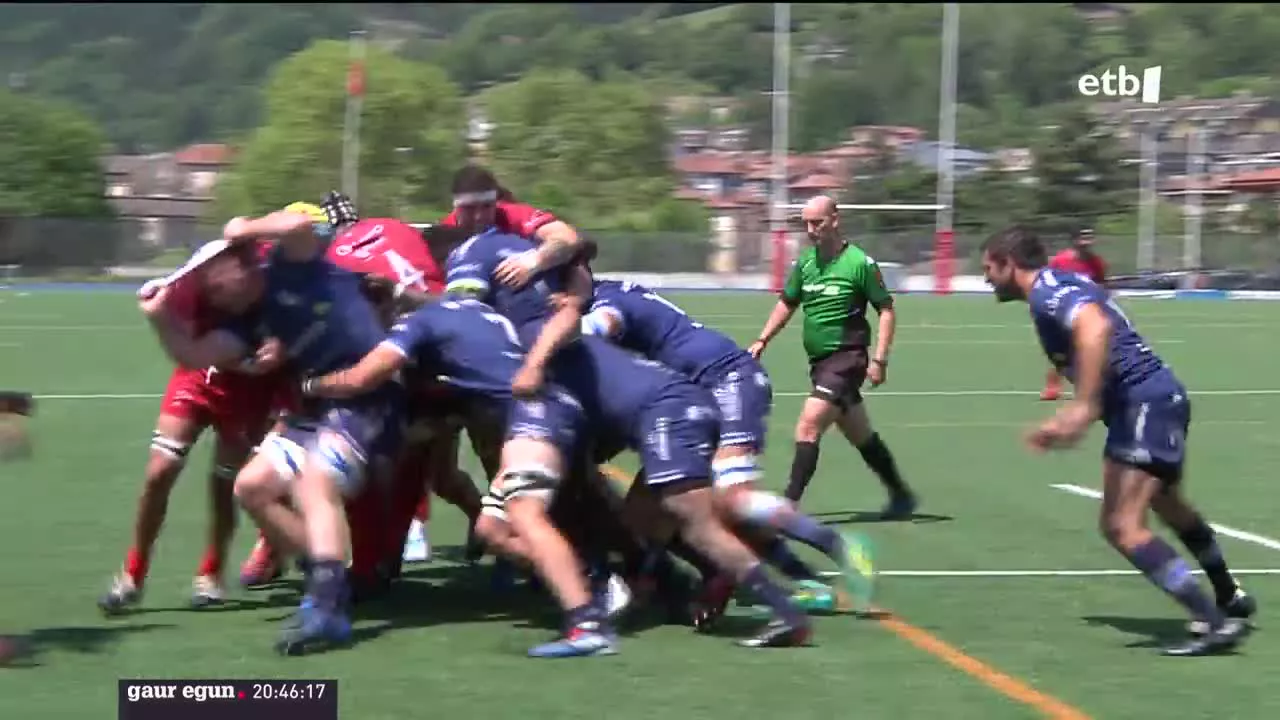 Ampo Ordiziak Ciencias Sevillari irabazi dio errugbiko ligako final-laurdenetan (26-20), eta bi aste barru Valladoliden arituko da, El Salvadorren zelaian.